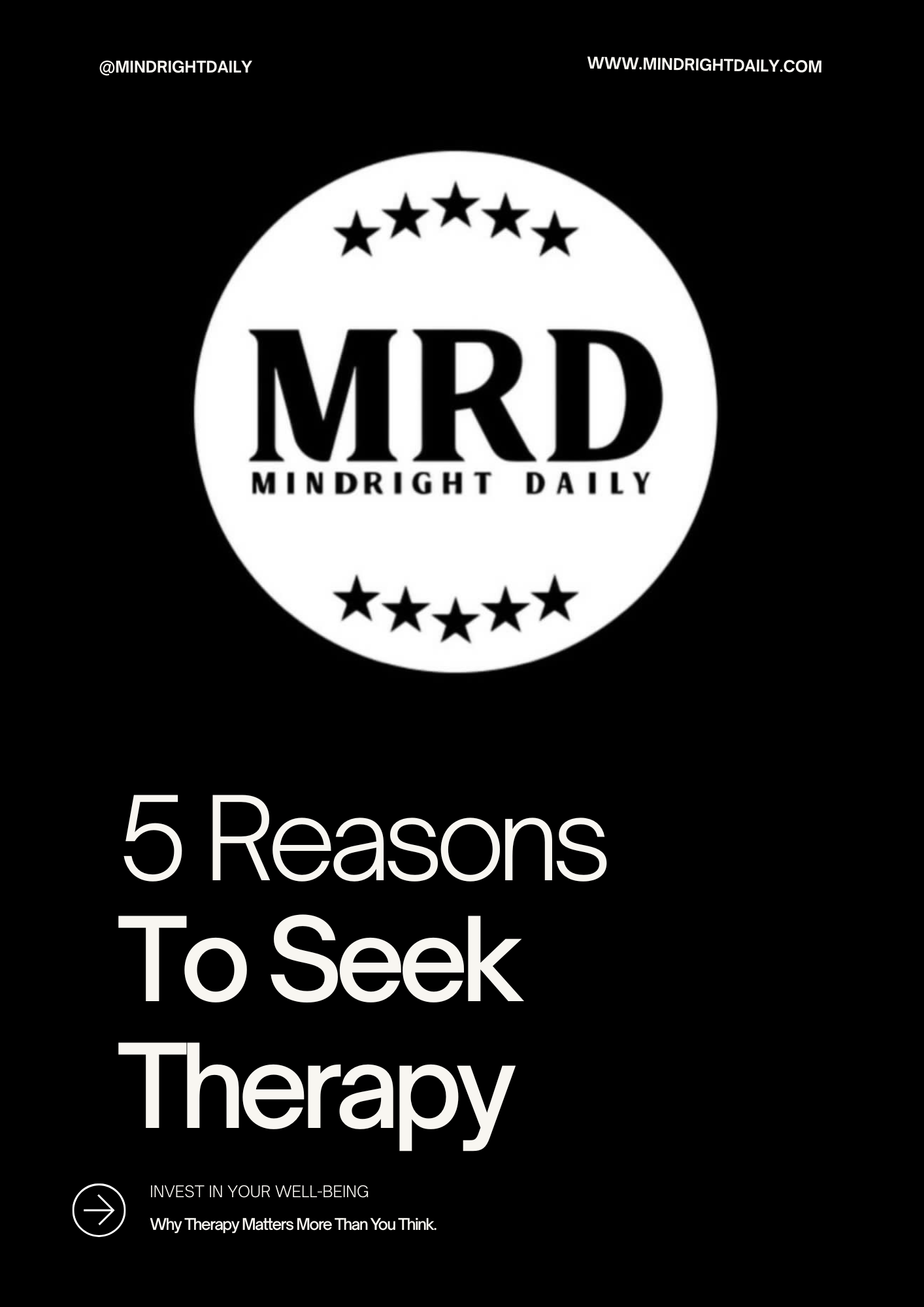 5 Reasons to Seek Therapy — by Lenny McKay
